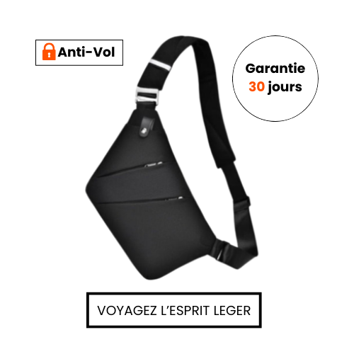 Sac anti-vol + Portefeuille RFID offert